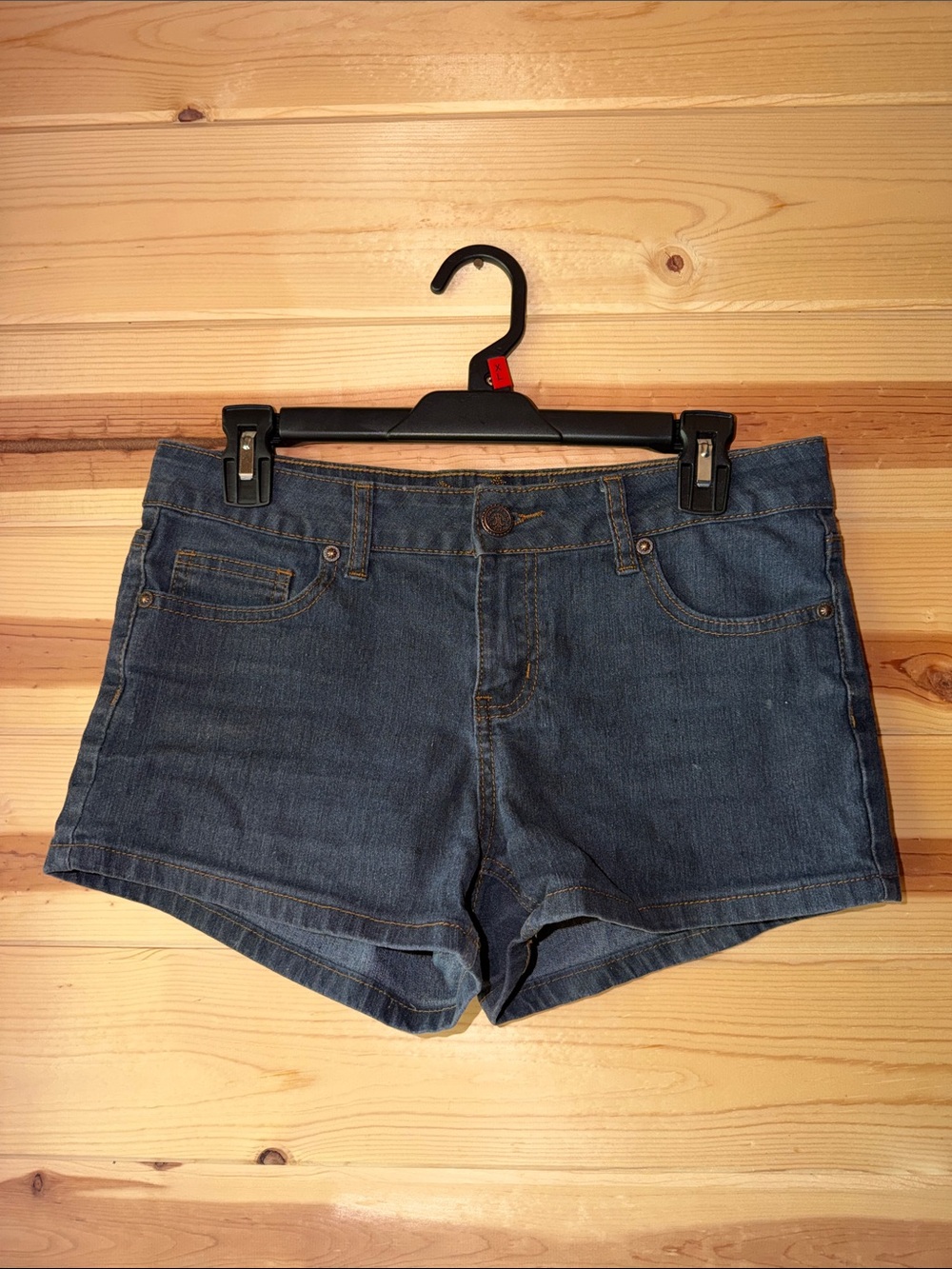 Wax Jean Women's Dark Blue Denim Shorts
